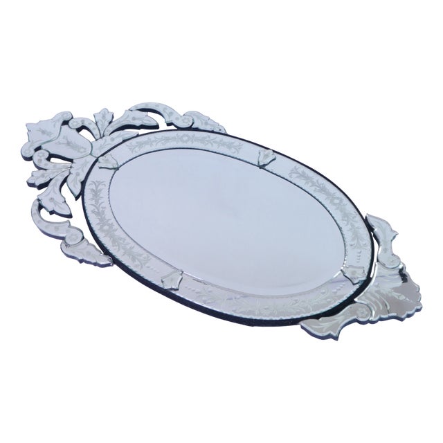 Large Vintage Italian Wall Mirror, 1950s For Sale