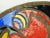 This valuable bowl is made from massive bronze totally decorated with black, red, yellow and blue enamel. It is signed...