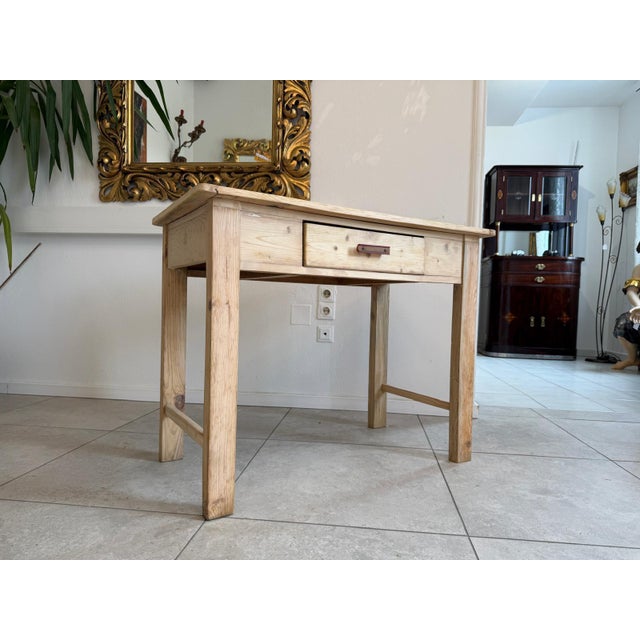 Original Farmhouse Table, Country Style Table. Dimensions: Height x Width x Depth 76 x 97 x 55 cm. Very well-preserved...