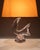 Crystal Glass Bird Table Lamp from Daum, France, 1960s For Sale - Image 13 of 15