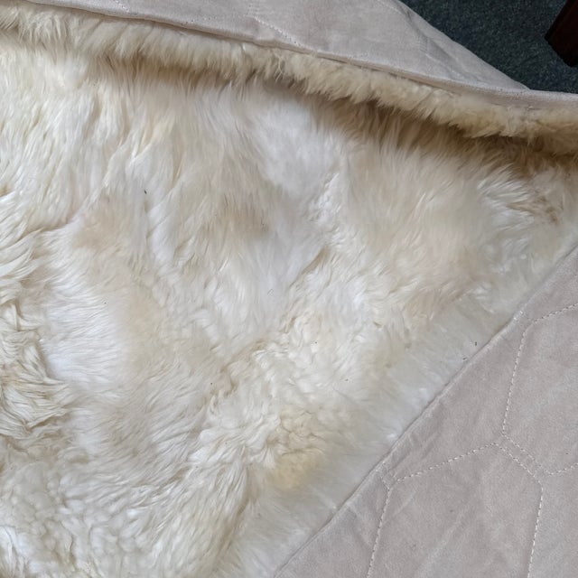 7ft 10in × 7ft 10in Safavieh Sheepskin Area Rug For Sale - Image 12 of 13
