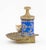 French Porcelain and Bronze Encrier a Pompe For Sale In New York - Image 6 of 8