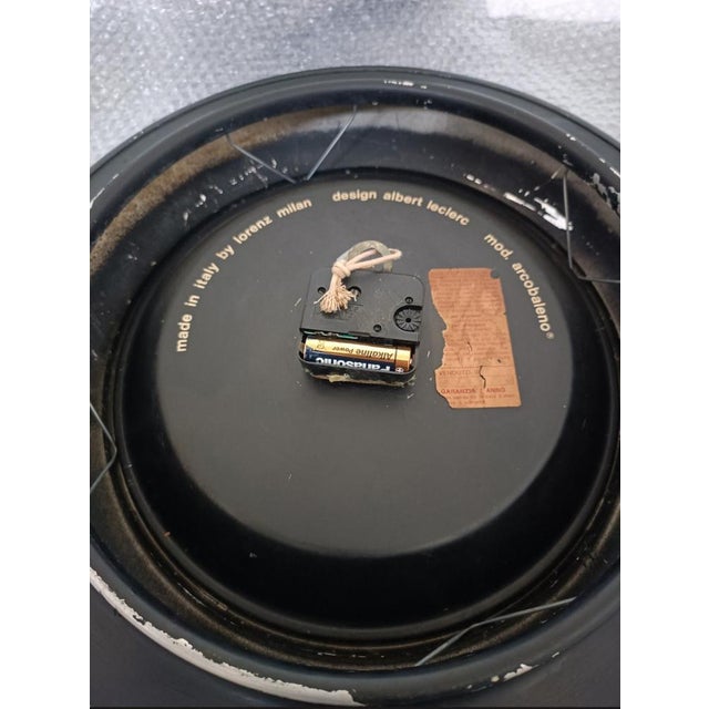 1960s Arcobaleno Clock by Albert Leclerc for Lorenz, 1969 For Sale - Image 5 of 7