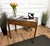 Mid-Century Italian Art Deco Walnut Burl Writing Desk with Glass Top by Paolo Buffa, 1940s For Sale - Image 6 of 10