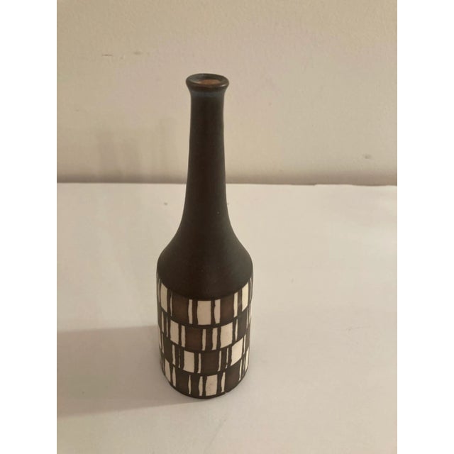 Modernist Vintage Ceramic Vase, Italy 1960's. For Sale - Image 11 of 11