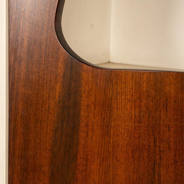 20th Century Italian Standing Dry Bar in Hardwood & Cream Laminate, 1970 For Sale - Image 15 of 18
