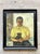 Yellow Vintage Figurative Man and Dog Oil Painting For Sale - Image 8 of 12