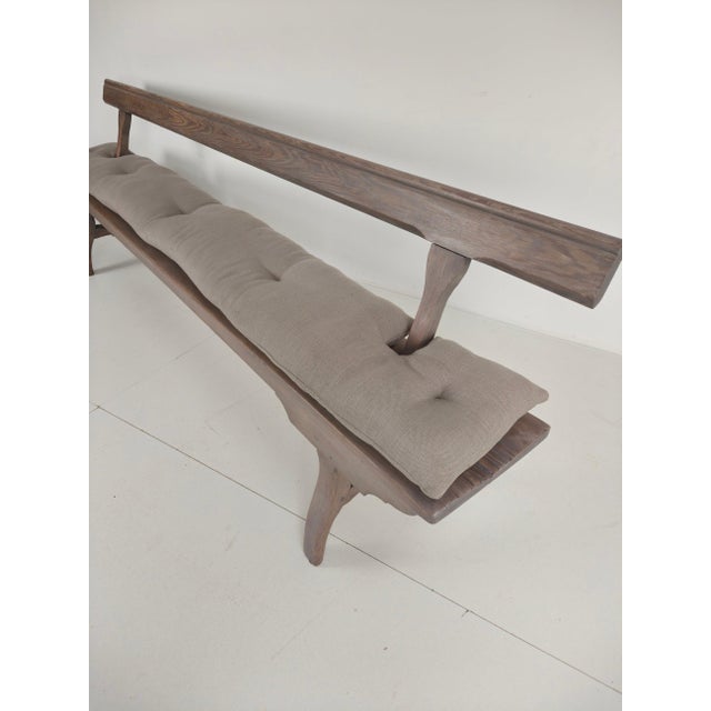 Victorian Pitch Pine Railway Bench with Reversible Backrest For Sale - Image 13 of 14