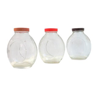 Italian Grocery Shop Jars, Set of 3 For Sale