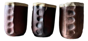 1968 Ceramic Studio Art Pottery Vessels - Set of 3