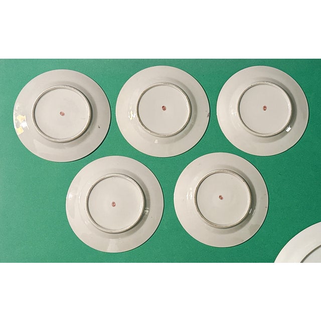 Kutani Hand‑Painted Decorative Plates – 7.25” (5 Available) For Sale In New York - Image 6 of 9