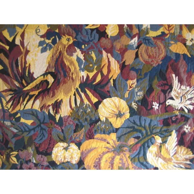 1960s French Mid Century Modern Herve Lelong Aubusson Tapestry For Sale - Image 4 of 9