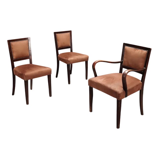 Vintage Chairs, 1950s, Set of 3 For Sale