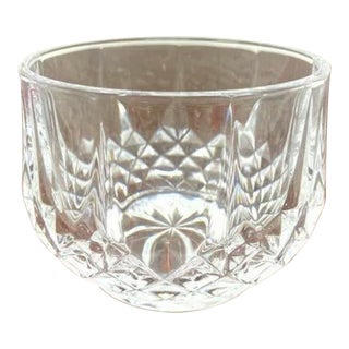 Vintage Small Bohemia Lead Crystal Liquor Glass For Sale