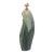 Fred Wiesener Art Deco Ceramic Clay Standing Lady Vessel Decanter 28.5” For Sale