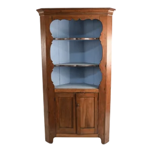 Late 19th Century Antique American Pine Corner Cabinet