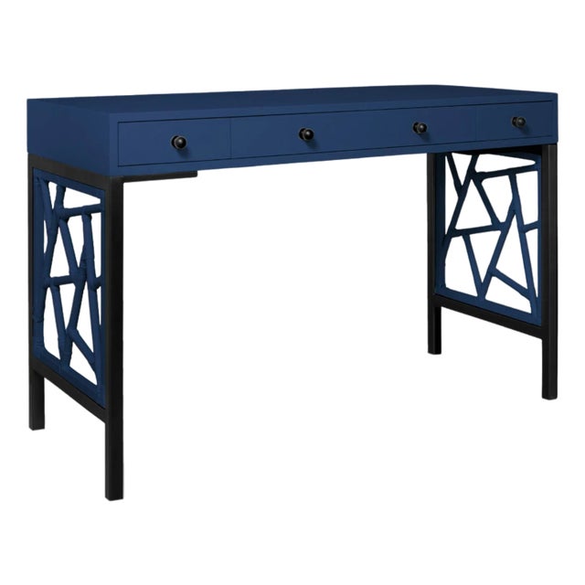 Tiffany Writing Desk - Navy For Sale