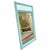 Mid-Century Modern Vintage Rattan Palm Beach Style Mirror With Lattice Detail For Sale - Image 3 of 5