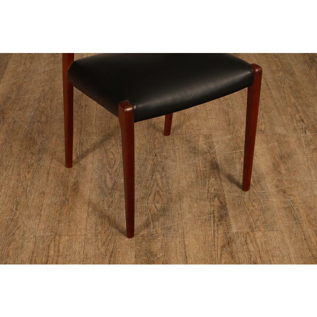 J.L. Møller Set Of Four Model 71 Teak Dining Chairs For Sale - Image 10 of 18