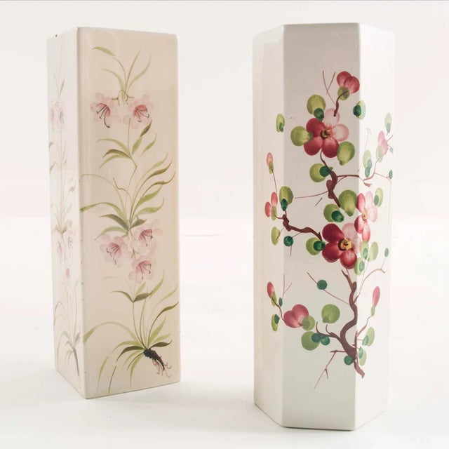 Ceramic Art Deco Ceramic Vases from Bassano, 1950s, Set of 2 For Sale - Image 7 of 7