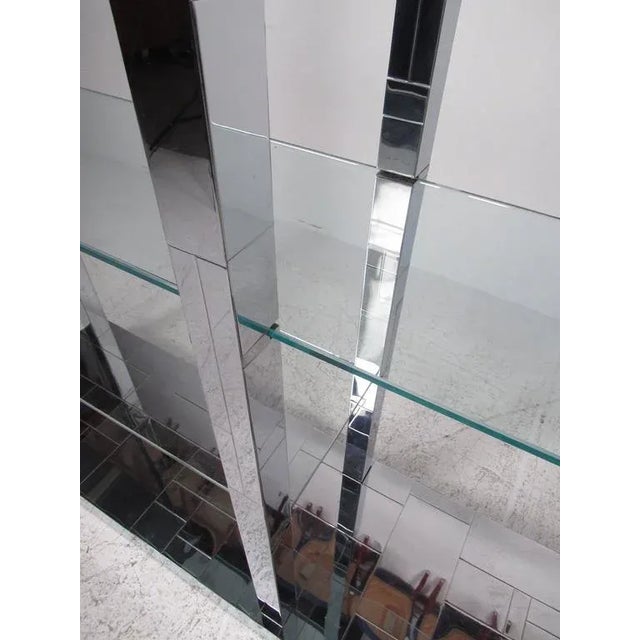 Paul Evans "Cityscape" Display Shelf in Chrome and Glass For Sale In New York - Image 6 of 10