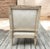 Late 19th Century Antique Chauffeuse Chair With Down Cushion For Sale - Image 5 of 6