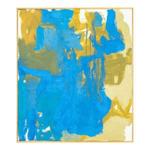 Robert O'Meara Abstract Composition in Blue Oil