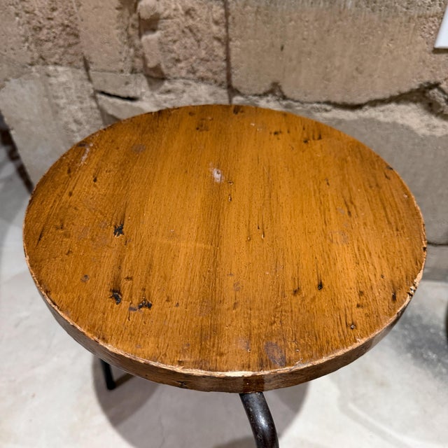 Modern Luther Conover Pacifica Group Nesting Tables -Stools Iron Wood Mid-Century Mod For Sale - Image 3 of 11