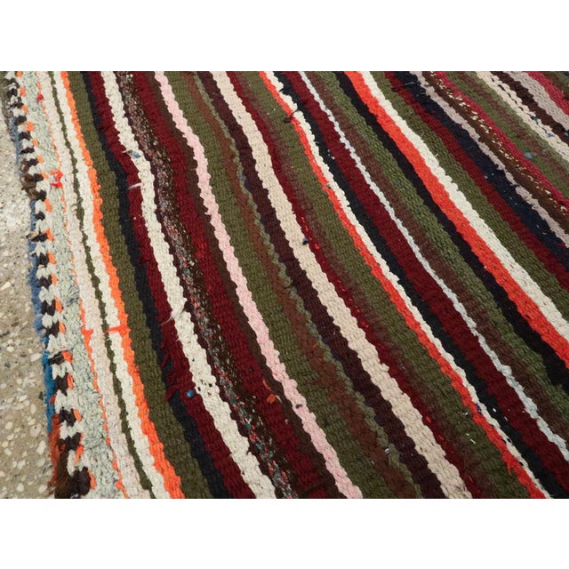 Mid 20th Century Galerie Shabab Collection Mid-20th Century Persian Flatweave Kilim Rug For Sale - Image 5 of 9