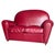 Iconic Italian two-seat sofa, model 904 “Vanity Fair” by Poltrona Frau, originally designed in 1930 and later renamed in...