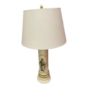 Early 20th Century Ceramic Lamp