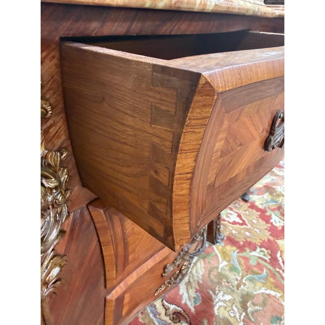 Wood Louis XV Tomb Bedside Tables, Set of 2 For Sale - Image 7 of 8