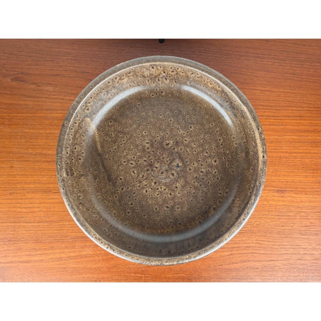 Large Mid-Century Modern Danish Studio Pottery Bowl from Lovemose, 1960s For Sale - Image 10 of 17