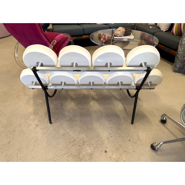 George Nelson for Herman Miller Marshmallow Sofa in White Leather For Sale - Image 13 of 18