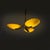 Mid-Century Modern Mid-Century Modern Italian Chandelier in Glass and Brass, 1950s For Sale - Image 3 of 18