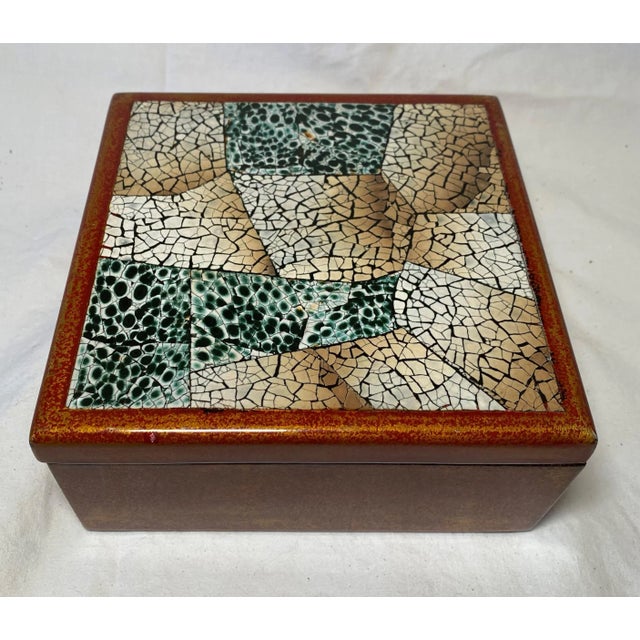 1980s Maitland Smith Eggshell Box Set of 3. For Sale - Image 5 of 8