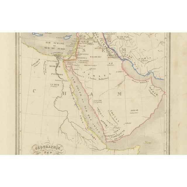 Antique Map of the Biblical Lands For Sale - Image 5 of 9