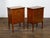 Pair of Italian Neoclassical 1800s Walnut Bedside Tables with Marquetry Décor For Sale - Image 9 of 12