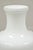 Modern Late 20th Century Modern Large White Cased Blown Glass 30" Urn Form Floor Flower Vase Vessel For Sale - Image 3 of 8