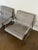 1980s Sculptural Woven Steel Mesh Lounge Chairs For Sale - Image 4 of 7