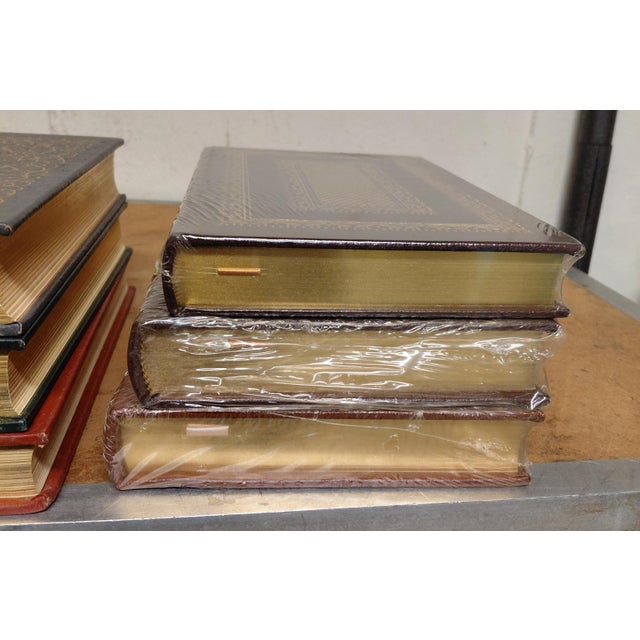 1980s Easton Press Leather Bound Books Set of 10 For Sale - Image 5 of 18