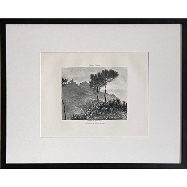 Late 19th Century Claude Monet (After) - L’Église De Varengeville Rare Heliogravure (1897) For Sale - Image 5 of 5