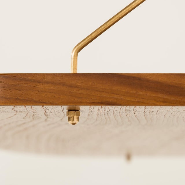 Brown Danish Deep Teak Floating Shelves, 1960s, Set of 2 For Sale - Image 8 of 9