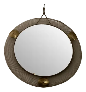 French Mirror in the style of Mathieu Mategot, 1950s