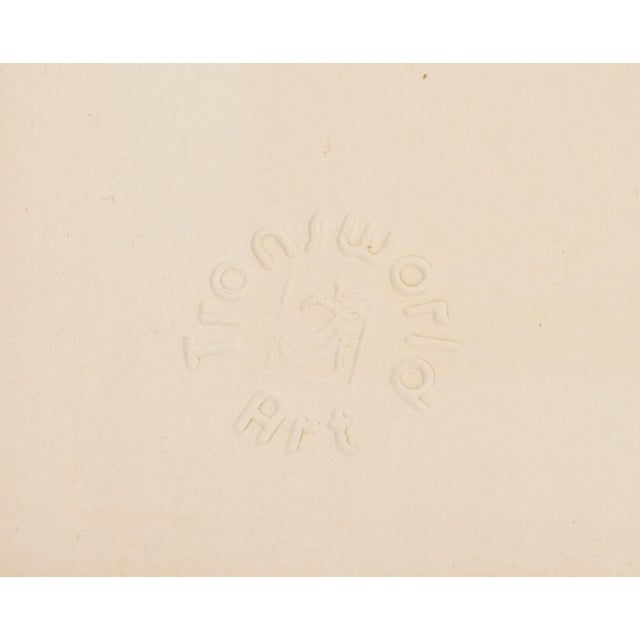 Blue Ronald Abram Infinitesimale Constantes, Silkscreen in Colors, 1970 For Sale - Image 8 of 9