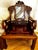 Chinese Vintage Chinese Carved Rosewood Armchairs With Dali Marble Panels - A Pair For Sale - Image 3 of 11