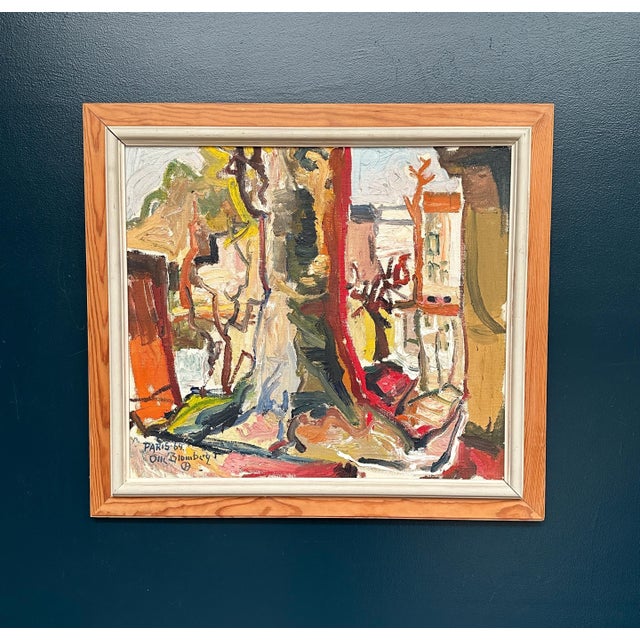 Olle Blomberg, Paris, 1964, Oil on Panel, Framed For Sale - Image 13 of 18