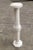Stone Pedestal Column in White Marble, 1991 For Sale - Image 7 of 8