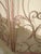 Brown Vintage Three Panel Brown Metal Fireplace Screen Scrolls & Flourishes For Sale - Image 8 of 12