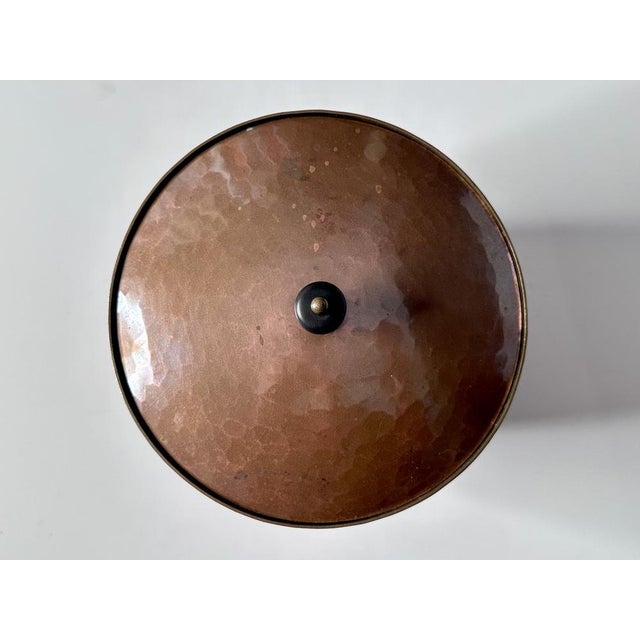 Antique Art Deco Bonboniere in Copper and Brass from Will Odining, Leipzig, Germany, 1930s For Sale - Image 3 of 18